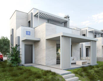 Detached Houses Near the Amenities in Bodrum Gumusluk 1