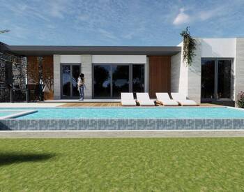 Bodrum'da Havuzlu Tek Katlı Villalar 1
