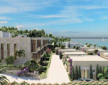 Bodrum'da Sahile 20 M Uzaklıkta Deniz Manzaralı Daireler 1
