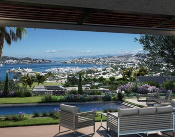Yalıkavak Marina Bodrum Yakınında Deniz Manzaralı Malikane 1