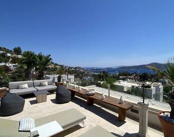 Möblerat Hus Med Havsutsikt I Bodrum Turkbuku 1
