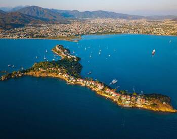 Seafront Yalı for Sale with Private Pier in Fethiye Knight Island 3