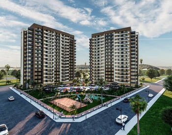 Brand-new Flats with Pool Near the Sea in Tömük Mersin 1