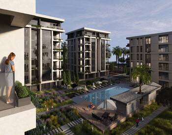 Brand New Apartments with Communal Pool in Mersin 1