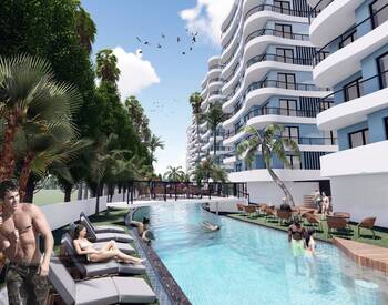 Luxe Apartments in a Complex with Pool in Long Beach Iskele 1