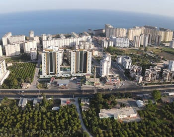 Well-located Sea and City View Flats in Mersin Tomuk 1