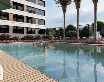 Nature and City Views Flats in a Complex in Mersin Tomuk 3