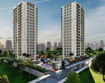 Новостройка недвижимости в комплексе с бассейном в Мерсин Мезитли 3