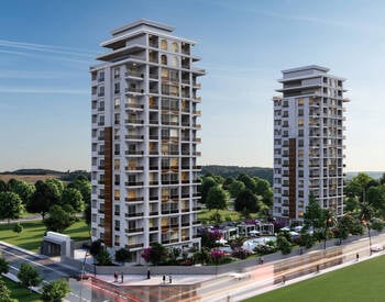 Investment Flats in a Complex Near the Sea in Mersin Tece 3
