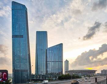 İstanbul Sarıyer'de Panaromik Şehir Manzaralı Ferah Daireler 1