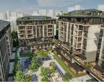 Sea View Apartment in Comprehensive Project in Istanbul Besiktas 3