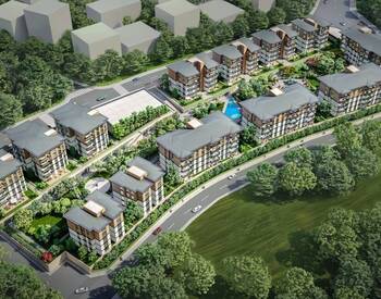 The Apartments in a Complex with Pool in Basaksehir 2