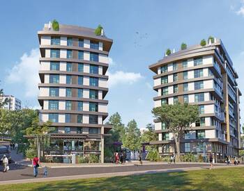 Forest View Flats in a Secure Complex in Istanbul Kagithane 1