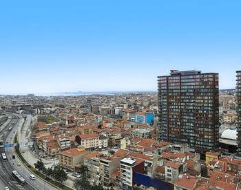آپارتمان با دید دریا در نزدیکی حمل و نقل در Kadikoy استانبول 1