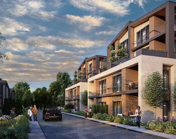 Detached Twin Homes Project in Başakşehir Bahçeşehir 1