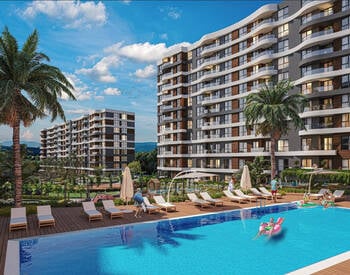 Flats in a Complex with Pool in Istanbul Pendik 2