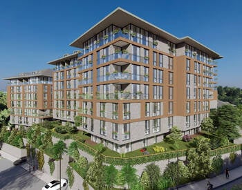 آپارتمان‌های شیک در مجتمع دارای استخر در اوسکودار، استانبول 2