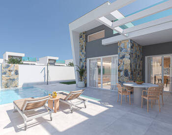 Murcia Los Alcázares'te Özel Havuzlu Şık Villalar 1