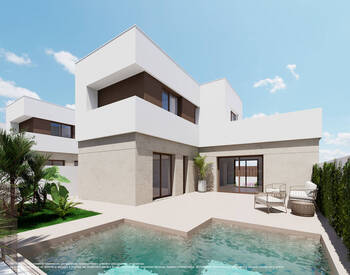 Moderna Hus Med 3 Sovrum Nära Serena Golf I Los Alcázares 1