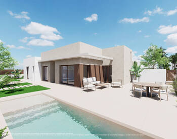 Los Alcázares'te Serena Golf Yakınında Modern 3 Yatak Odalı Evler 3