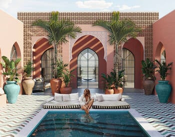 Arabisch Geïnspireerde Huizen Met Zwembad In Fuente álamo, Murcia 2