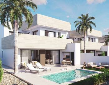 Villas Junto A La Playa Con Piscina En San Javier Murcia 1