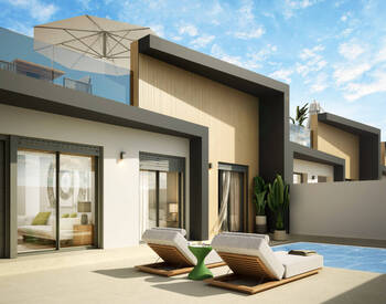 Eingeschossige Häuser Mit Privatem Pool In Avileses, Murcia 1