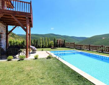 Detached Stone Houses with Private Swimming Pools in Bursa 1