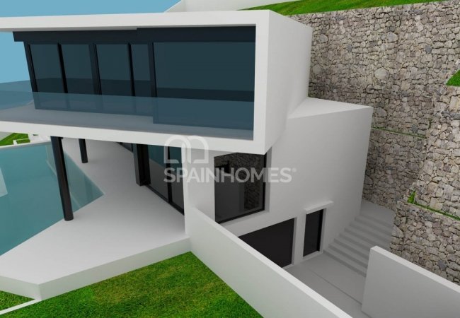 Altea Costa Blanca’da Deniz Manzaralı Lüks Villa 4