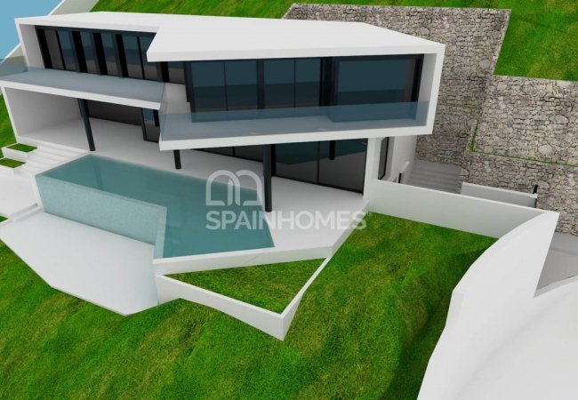 Altea Costa Blanca’da Deniz Manzaralı Lüks Villa 5