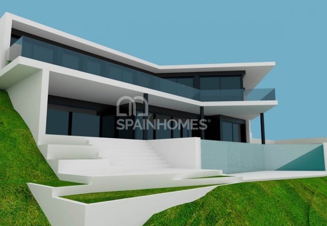 Altea Costa Blanca’da Deniz Manzaralı Lüks Villa 2