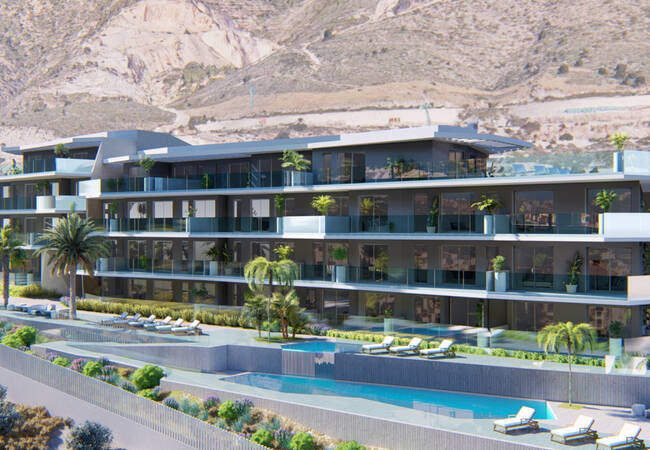 Affordable Apartments with Infinity Pool in Benalmádena