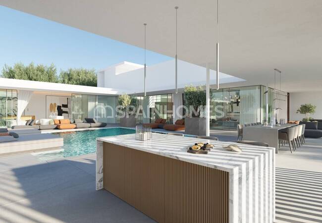 Modernes Villas Lumineuses En Construction À Fuengirola 4