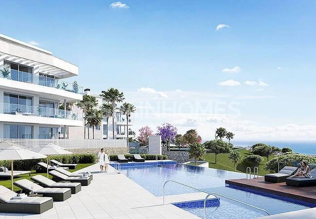 Apartamentos Con Terrazas Amplias Y Estupendas Vistas En Mijas Costa 1