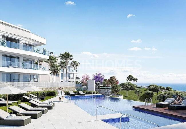 Apartments with Best Views and Wide Terraces in Mijas Costa 1