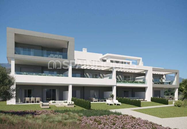 Estepona Apartments in a Residential Complex with Cinema Area 1
