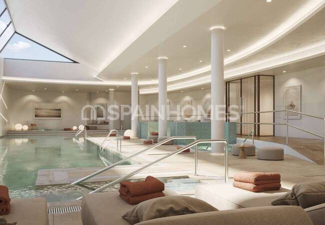 Estepona Apartments in a Residential Complex with Cinema Area 7