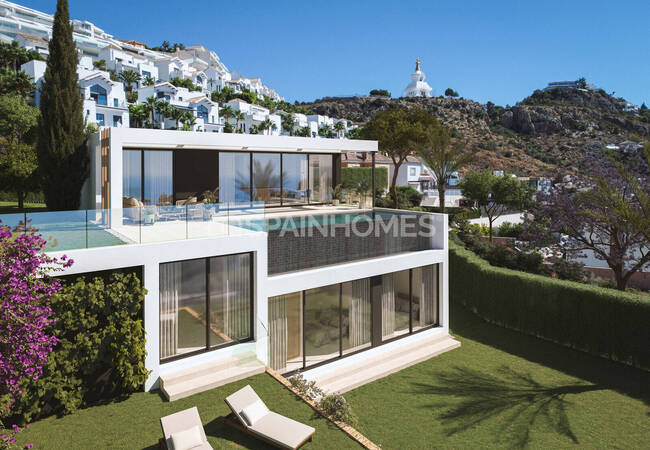 Villas De Calidad Con Vistas Al Mar Y A La Ciudad En Málaga 7