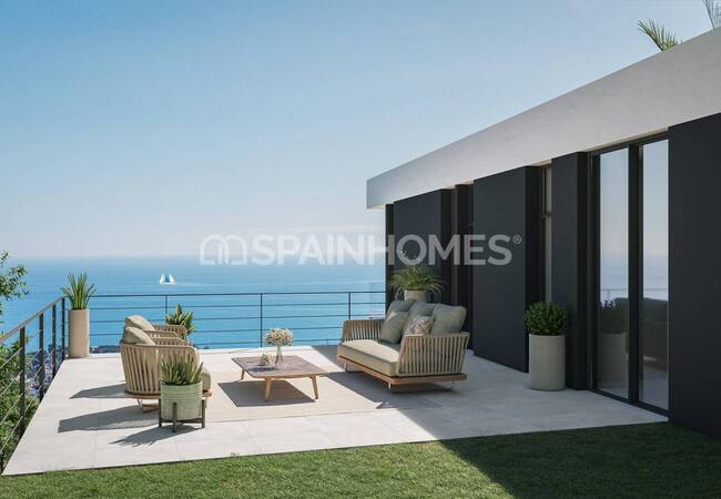 Villas De Calidad Con Vistas Al Mar Y A La Ciudad En Málaga 2