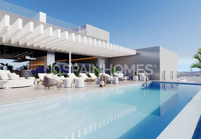 Málaga'da Deniz Manzaralı Modern Tasarımlı Daireler 1