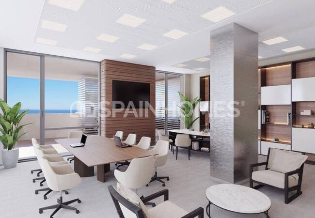 Málaga'da Deniz Manzaralı Modern Tasarımlı Daireler 4