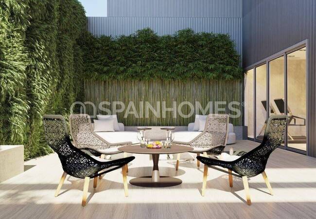 Málaga'da Deniz Manzaralı Modern Tasarımlı Daireler 6