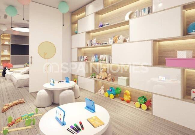 Málaga'da Deniz Manzaralı Modern Tasarımlı Daireler 9