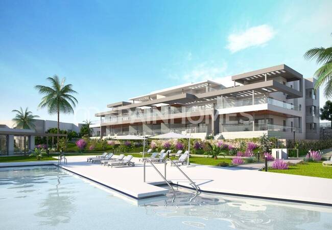 Lägenheter Med Rymliga Terrasser I Estepona Costa Del Sol