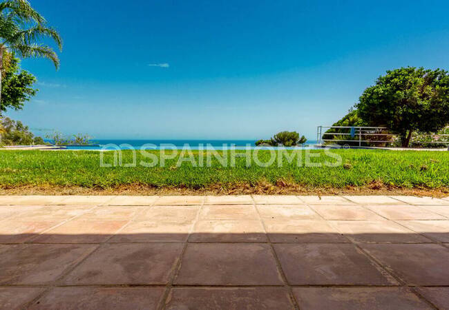 Отдельная Вилла с Видом на Море в Хорошем Месте Бенальмадены 6