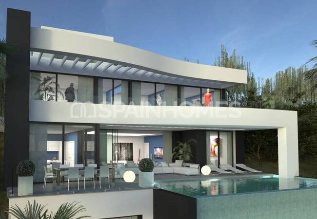 Belles Villas Individuelles Vue Sur Mer À Costa Del Sol 5