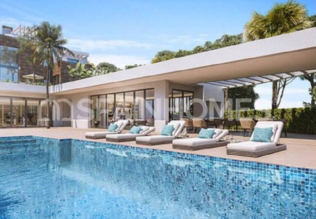 Marbella'nın Talep Gören Bölgesinde Yer Alan Modern Villalar 7