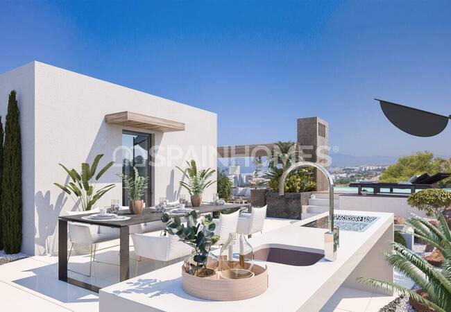 Marbella'nın Talep Gören Bölgesinde Yer Alan Modern Villalar 8