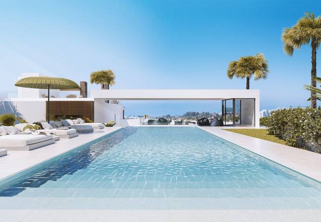 Marbella'nın Talep Gören Bölgesinde Yer Alan Modern Villalar 1