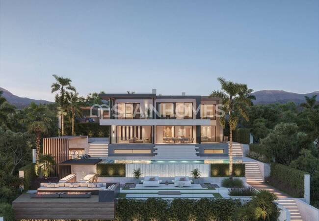 Виллы Напротив Поля для Гольфа с Панорамным Видом в Михасе 2